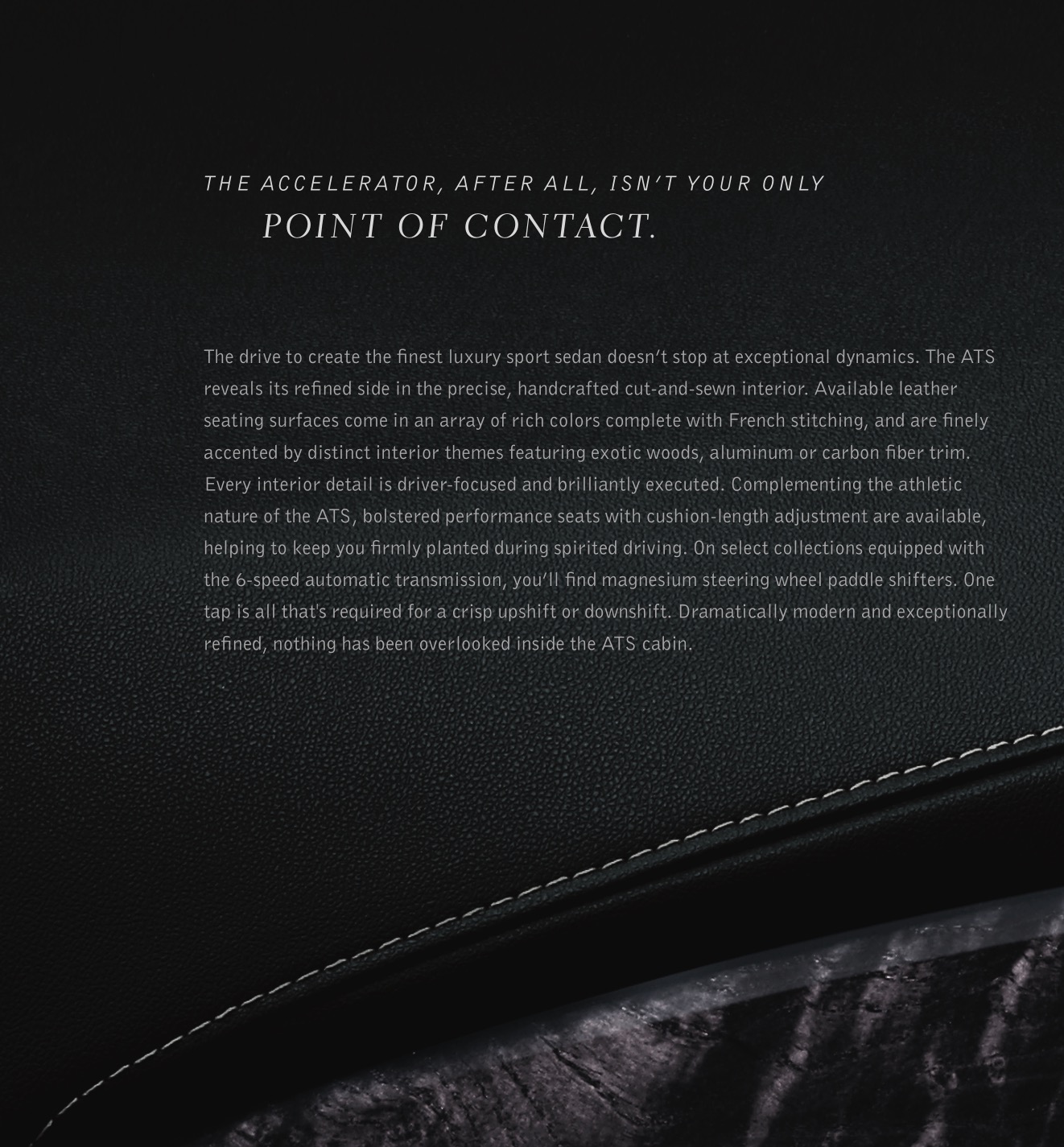 2013 Cadillac ATS Brochure Page 23